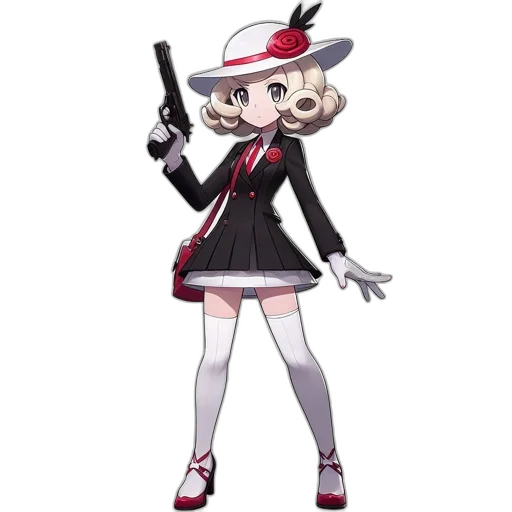 staff, weapon, hat, dress transparent PNG cut-out