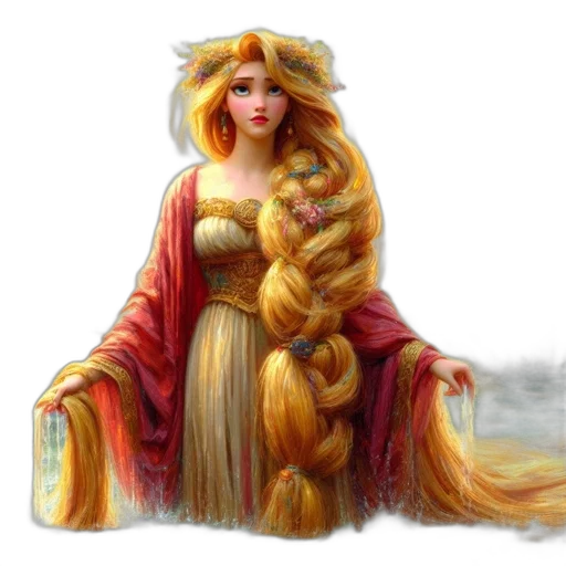 dress, dragon, crown, fantasy art transparent PNG cut-out