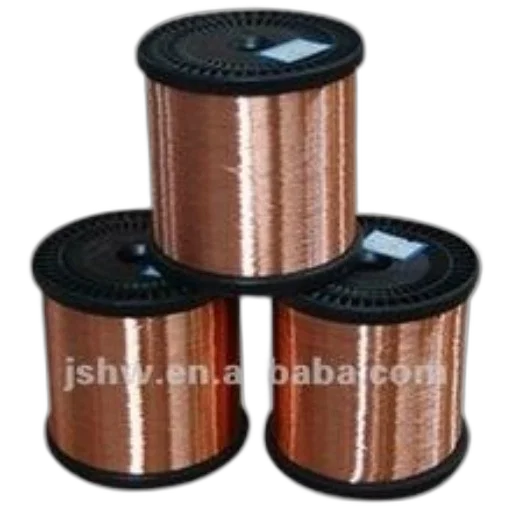 jewelry, three, spools, copper transparent PNG cut-out