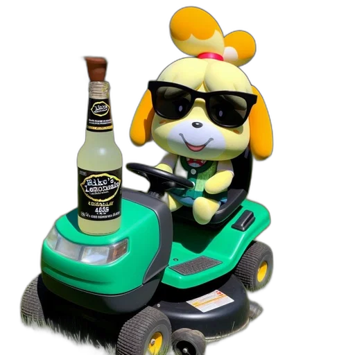 car, animal, 3d render, concept art transparent PNG cut-out