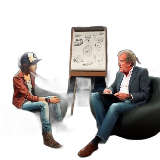 furniture, hat, jacket, concept art transparent PNG cut-out