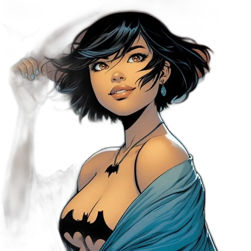 dress, comic book art, concept art, fantasy art transparent PNG cut-out