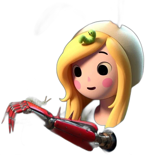 weapon, staff, hair, sword transparent PNG cut-out