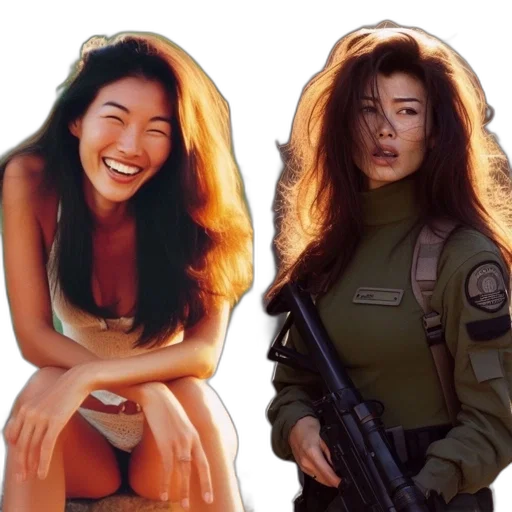 photorealistic, concept art, oil painting, vaporwave transparent PNG cut-out