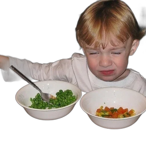 food, child, sits, table transparent PNG cut-out