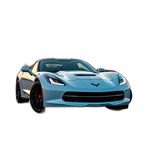 car, 3d render, photorealistic, blue transparent PNG cut-out