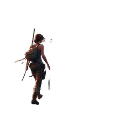weapon, staff, sword, creature transparent PNG cut-out
