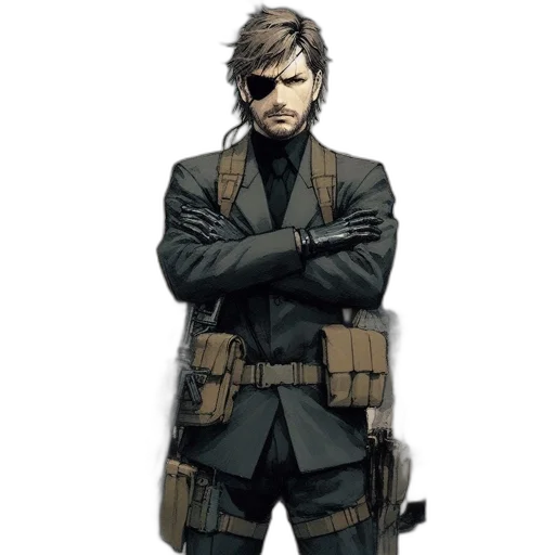 jacket, weapon, staff, concept art transparent PNG cut-out
