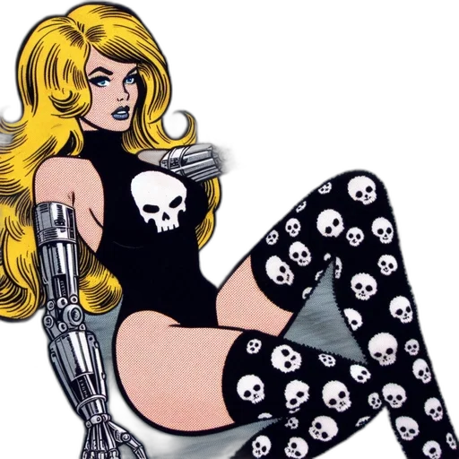 comic book art, cartoon, concept art, eccentric transparent PNG cut-out