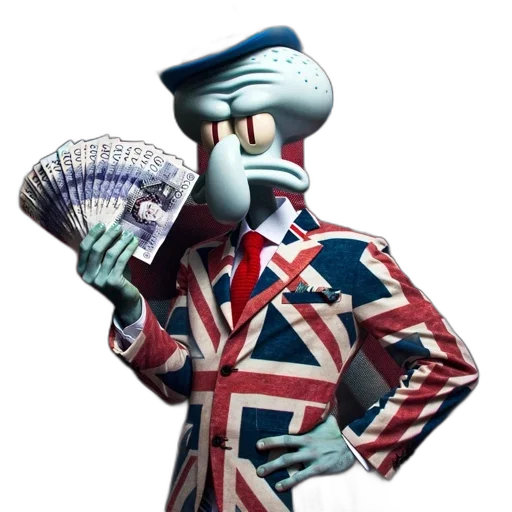 jacket, robot, staff, hat transparent PNG cut-out