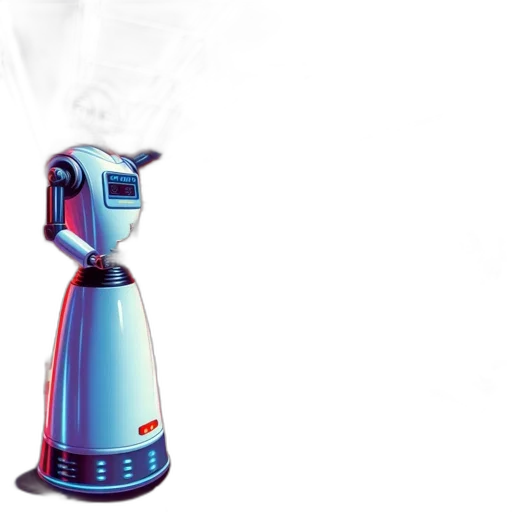 robot, staff, bottle, weapon transparent PNG cut-out