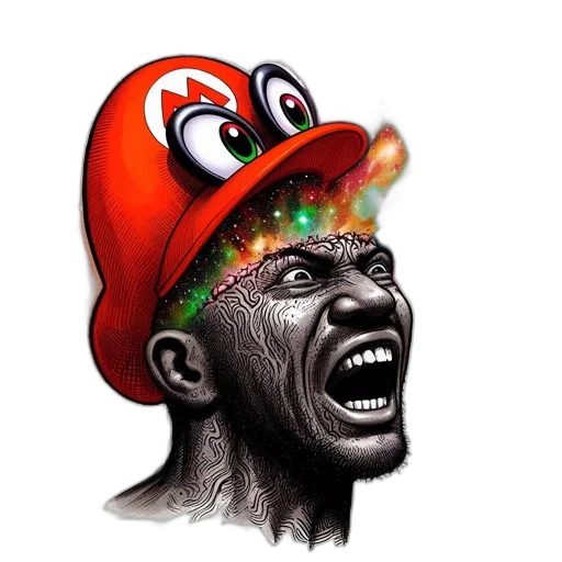 hat, face, mask, creature transparent PNG cut-out