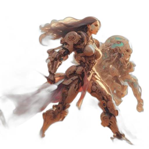 robot, weapon, sword, concept art transparent PNG cut-out