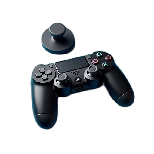 weapon, 3d render, photorealistic, black transparent PNG cut-out