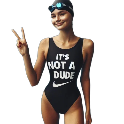 dress, woman, wearing, swimsuit transparent PNG cut-out
