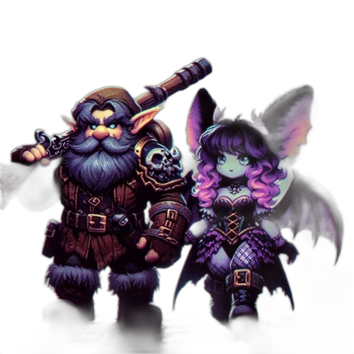 staff, fantasy art, concept art, pixel art transparent PNG cut-out