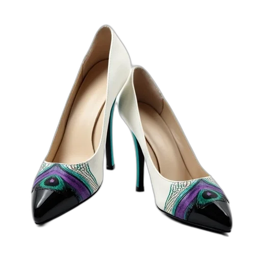 shoes, 3d render, photorealistic, pair transparent PNG cut-out