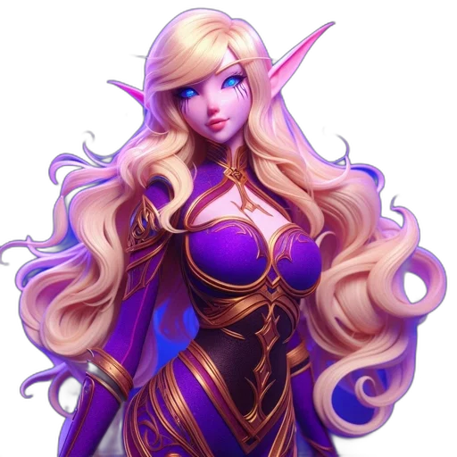 dress, dragon, staff, fantasy art transparent PNG cut-out