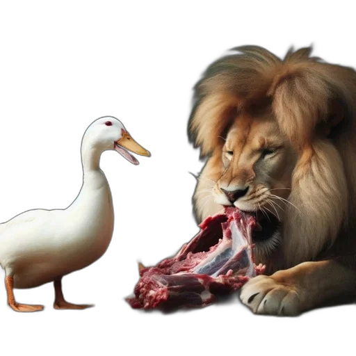 animal, food, concept art, photorealistic transparent PNG cut-out