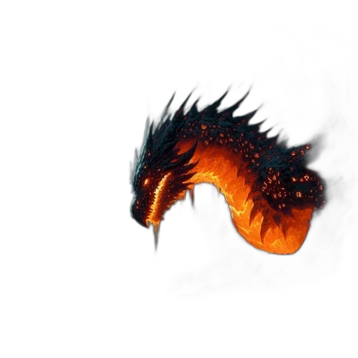 dragon, animal, creature, hair transparent PNG cut-out