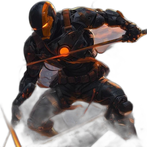 weapon, sword, staff, robot transparent PNG cut-out