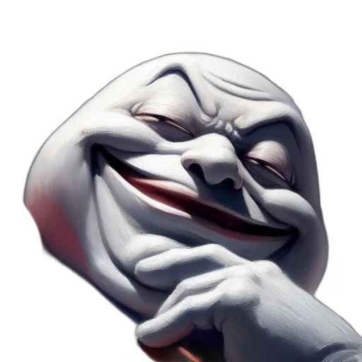 mask, face, creature, staff transparent PNG cut-out