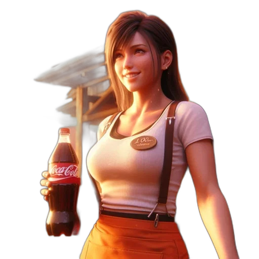 bottle, concept art, photorealistic, pixel art transparent PNG cut-out