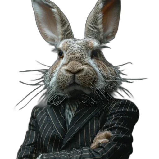 animal, creature, jacket, staff transparent PNG cut-out