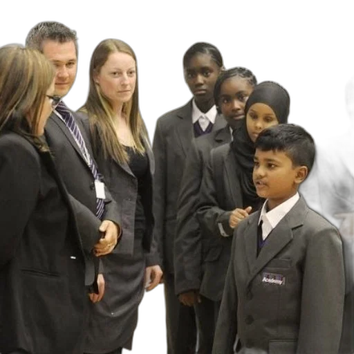 staff, group, students, school transparent PNG cut-out