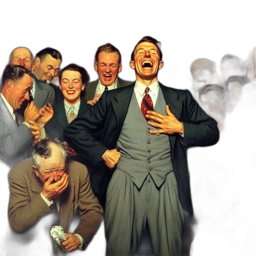 concept art, city street, jovial, gathering transparent PNG cut-out