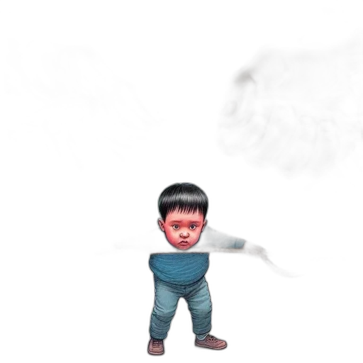 robot, mask, hair, weapon transparent PNG cut-out