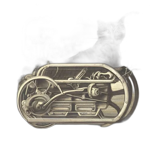 car, jewelry, concept art, photorealistic transparent PNG cut-out