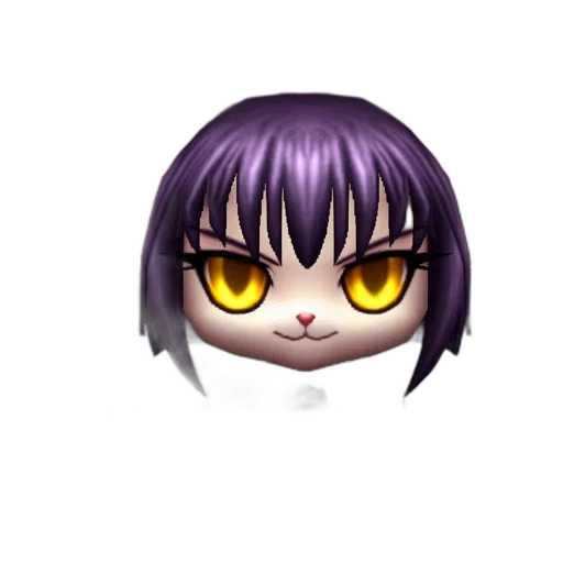 creature, face, pixel art, 3d render transparent PNG cut-out