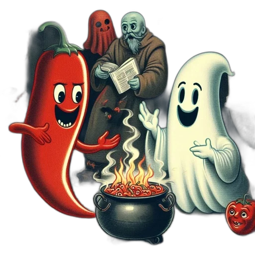 food, concept art, comic book art, pixel art transparent PNG cut-out