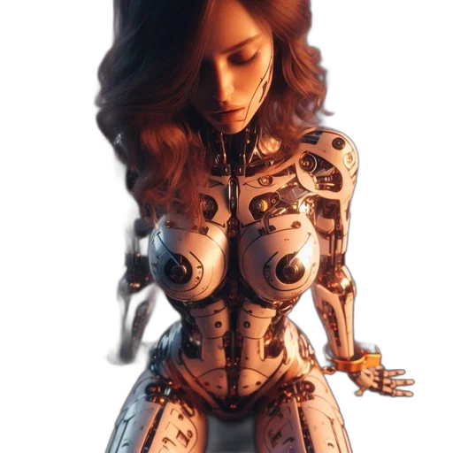 robot, dress, weapon, jacket transparent PNG cut-out