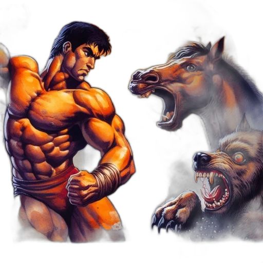 animal, concept art, comic book art, fantasy art transparent PNG cut-out