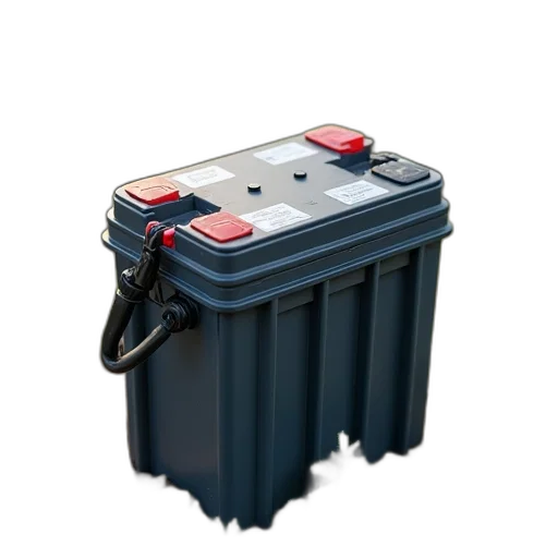 robot, 3d render, 12v, 200ah transparent PNG cut-out