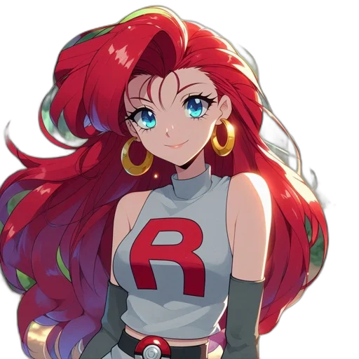 staff, dress, jewelry, hair transparent PNG cut-out