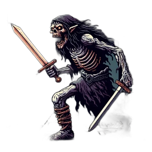 sword, creature, animal, staff transparent PNG cut-out