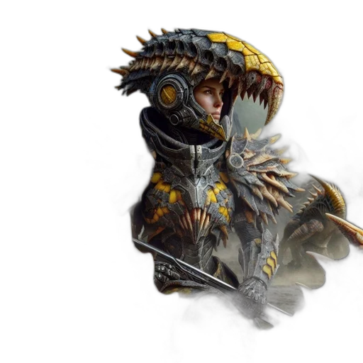dragon, creature, weapon, concept art transparent PNG cut-out