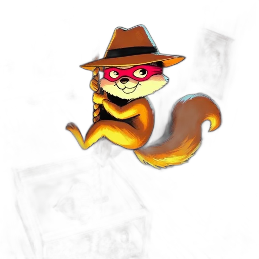 hat, staff, creature, animal transparent PNG cut-out