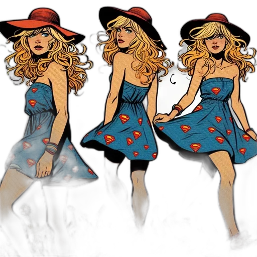dress, cartoon, concept art, comic book art transparent PNG cut-out