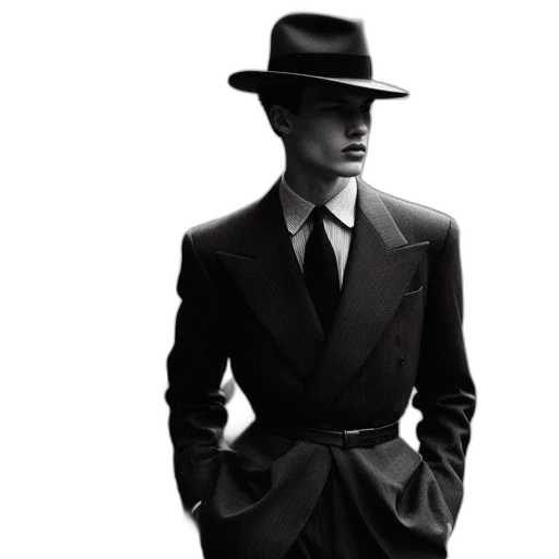 hat, jacket, face, staff transparent PNG cut-out