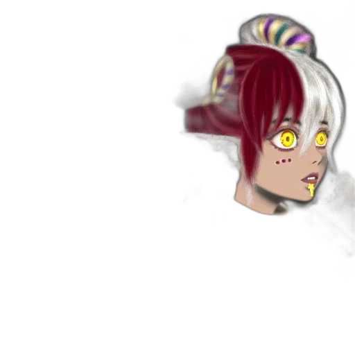 mask, creature, face, hair transparent PNG cut-out