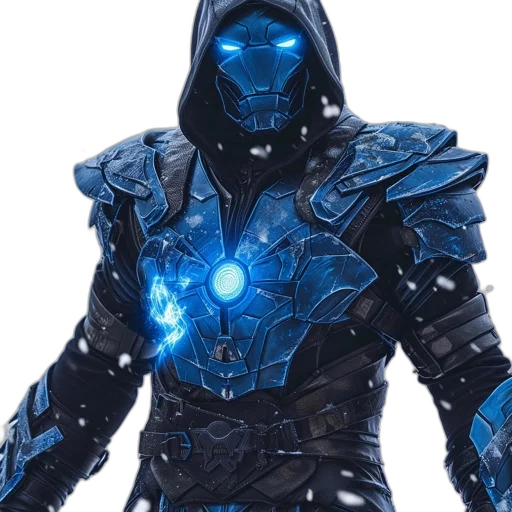 mask, robot, jacket, concept art transparent PNG cut-out