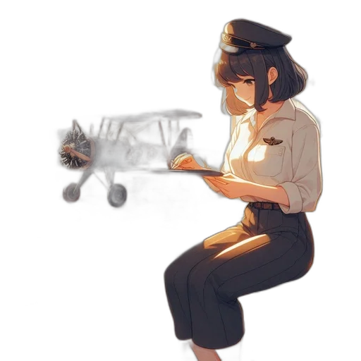 staff, robot, weapon, hat transparent PNG cut-out