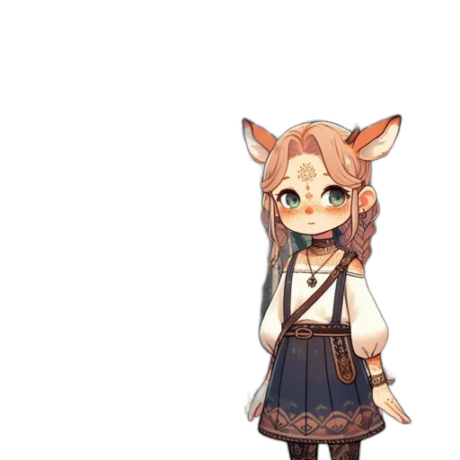 staff, dress, mask, dragon transparent PNG cut-out