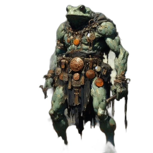 creature, dragon, mask, staff transparent PNG cut-out