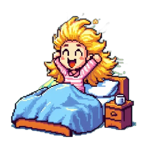 crown, pixel art, vaporwave, concept art transparent PNG cut-out
