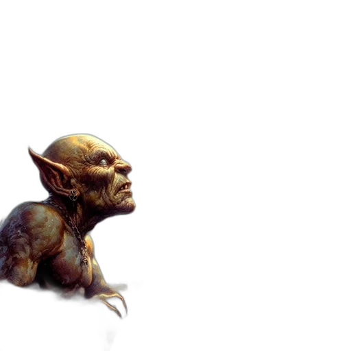creature, face, staff, dragon transparent PNG cut-out
